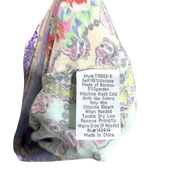 Johnny Was Franco Swing Tank Top SZ Small - Picture 5 of 5